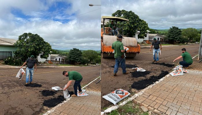 Ibema - Secretário de Viação, Obras e Urbanismo acompanhou a revitalização dos asfaltos